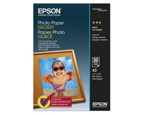 Epson Papel Photo Glossy A3 20 hojas 200 grs