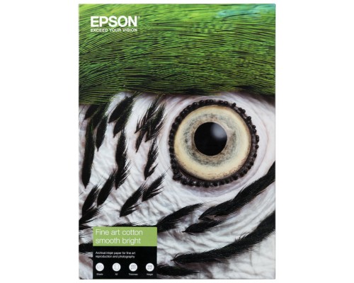 EPSON papel Fine Art Cotton Smooth Bright 300 g/m2 - A4