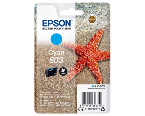 TINTA EPSON C13T03U24010 Nº 603 CYAN (Espera 4 dias)