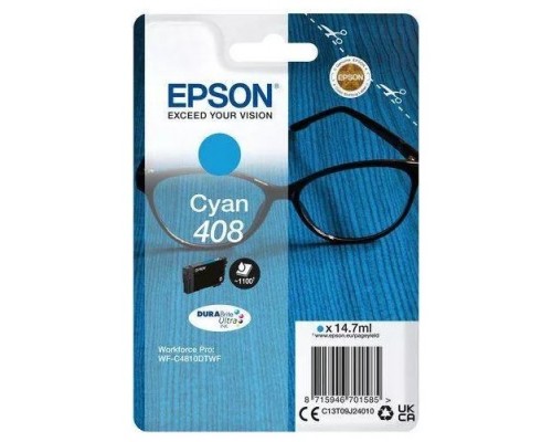 EPSON tinta Cyan Singlepack 408 DURABrite Ultra Ink