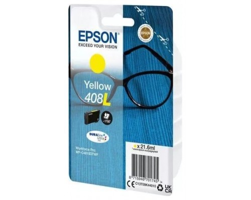 EPSON tinta Amarillo Singlepack 408L DURABrite Ultra Ink