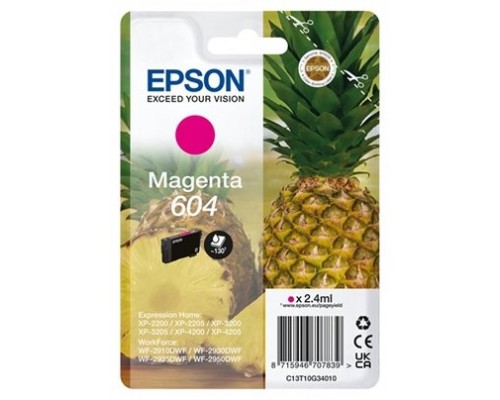 TONER EPSON MAGENTA 604 XP-2200