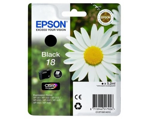 Epson Cartucho T1801 Negro