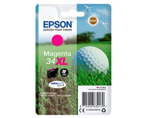 TINTA EPSON C13T34734 34XL MAGENTA