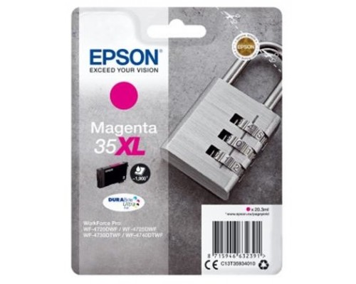 TINTA EPSON C13T35934 N 35XL WF47 MAGENTA