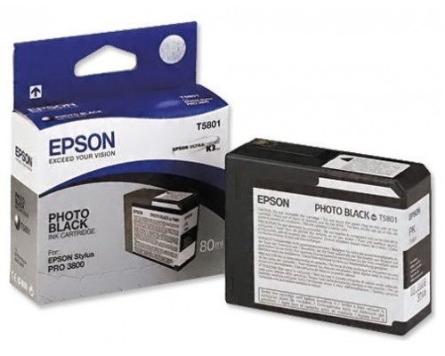 Epson Stylus Pro-3800/3880 Cartucho Negro photo (80ml)