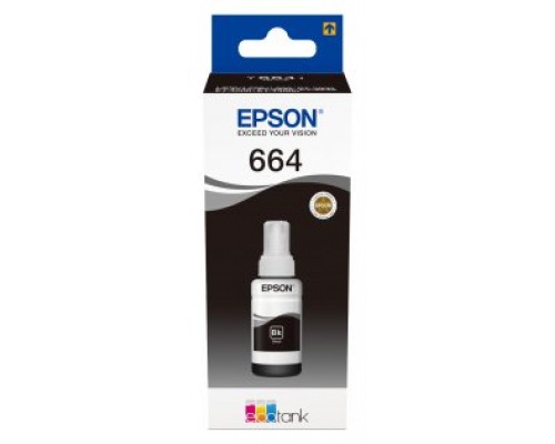 Epson 664 Ecotank Black ink bottle (70ml) (Espera 4 dias)