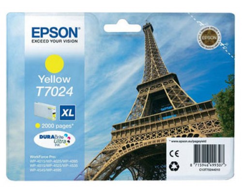 TINTA EPSON C13T702440 WP400/4500 AMARILLO (Espera 4 dias)