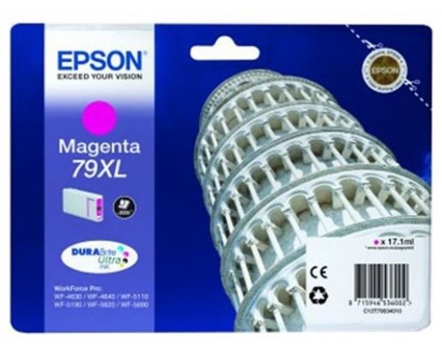 Epson Cartucho Magenta 79XL 2000 paginas WorkForce Pro WF-5xxx Series