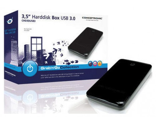 CAJA EXTERNA 3.5 USB 3.0 CONCEPTRONIC SATA HD 3.5 USB