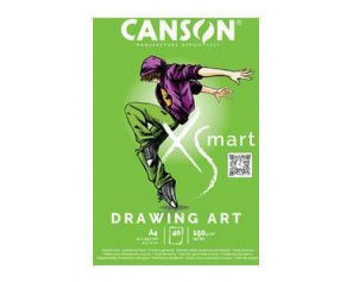 BLOC ENC 21X29,7 40H XSMART DRAWING ART 150G CANSON C32250P002 (Espera 4 dias)