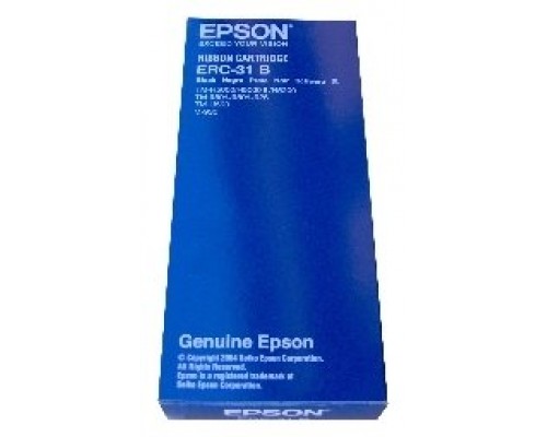 Epson M-930, TM-930/930II/950, U-590/950/925, H-5000 ERC-31B (S015231) Cinta Nylon Negro