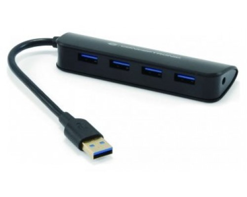 HUB USB 3.0 CONCEPTRONIC 4 PUERTOS MINI HUB POCKET