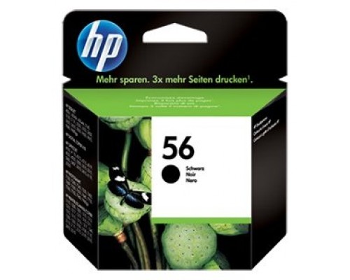 HP Deskjet 5150/5550/5652/5850, PSC-1110 Cartucho Negro Nº56