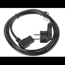 CABLE DE ALIMENTACION LANBERG SCHUKO CEE 7/7 A IEC320 C13 ACODADO 3M-1422 CABLE DE ALIMENTACION LANBERG SCHUKO CEE 7/7 A IEC320 C13 ACODADO 3M