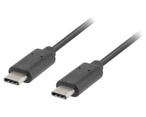 CABLE LANBERG USB C 3.1 GEN 1 MACHO/MACHO 0.5M NEGRO