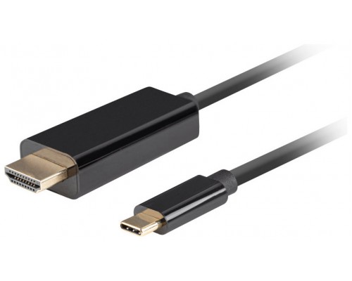 CABLE USB-C A HDMI LANBERG MACHO/MACHO 4K 60HZ 1.8M NEGRO