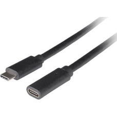 CABLE LANBERG USB-C 3.1 MACHO/HEMBRA 1.5M NEGRO-1422 CABLE LANBERG USB-C 3.1 MACHO/HEMBRA 1.5M NEGRO