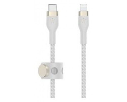 CABLE BELKIN CAA011DS1MWH USB-C A LIGHTNING TRENZADO