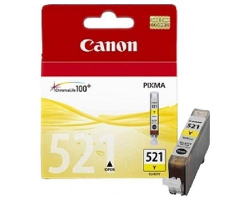 TINTA CANON CLI521Y AMARILLO (Espera 4 dias)