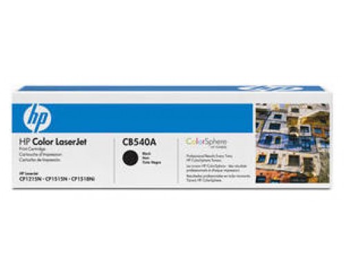 HP Laserjet CP1210/1215/1510/ 1515/1518NI, CM1312 Toner negro con ColorSphere nº125A