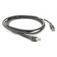 Zebra CBA-U21-S07ZBR cable de serie Negro 2,1 m USB EAS