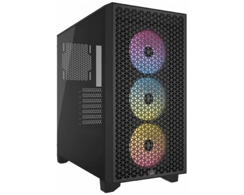CAJA CORSAIR 3000D RGB AIRFLOW MID-TOWER NEGRA CC-9011255-WW (Espera 4 dias)