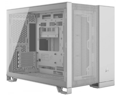 CAJA MICROATX 2500D AIRFLOW TG WHITE CORSAIR (Espera 4 dias)