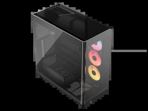 Corsair 4500X LX-R RGB Tempered Glass Mid-Tower, Black Midi Tower Negro (Espera 4 dias)-10525 Corsair 4500X LX-R RGB Tempered Glass Mid-Tower, Black Midi Tower Negro (Espera 4 dias)