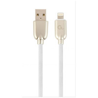 CABLE DE DATOS Y CARGA GEMBIRD 8 PINES DE CAUCHO PREMIUM, 1 M, BLANCO-1421 CABLE DE DATOS Y CARGA GEMBIRD 8 PINES DE CAUCHO PREMIUM, 1 M, BLANCO