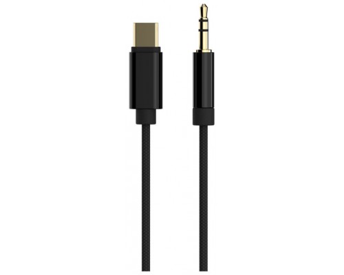 CABLE USB GEMBIRD TIPO C A AUX ESTEREO DE 3,5 MM, 1,5 M, NEGRO