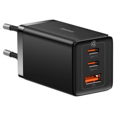BASEUS GAN5 PRO FAST CHARGER 2C+U 65W EU BLACK(INCLUDE:BASEUS XIAOBAI SERIES FAST CHARGING CABLE TYPE-C TO TYPE-C 100W(20V/5A) 1M BLACK) (Espera 4 dias)-1055 BASEUS GAN5 PRO FAST CHARGER 2C+U 65W EU BLACK(INCLUDE:BASEUS XIAOBAI SERIES FAST CHARGING CABLE TYPE-C TO TYPE-C 100W(20V/5A) 1M BLACK) (Espera 4 dias)