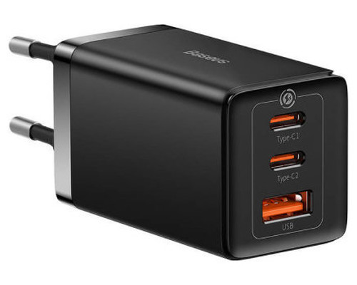 BASEUS GAN5 PRO FAST CHARGER 2C+U 65W EU BLACK(INCLUDE:BASEUS XIAOBAI SERIES FAST CHARGING CABLE TYPE-C TO TYPE-C 100W(20V/5A) 1M BLACK) (Espera 4 dias)-1055 BASEUS GAN5 PRO FAST CHARGER 2C+U 65W EU BLACK(INCLUDE:BASEUS XIAOBAI SERIES FAST CHARGING CABLE TYPE-C TO TYPE-C 100W(20V/5A) 1M BLACK) (Espera 4 dias)