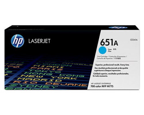 HP 651A TONER CIAN HP651A (CE341A) (Espera 4 dias)