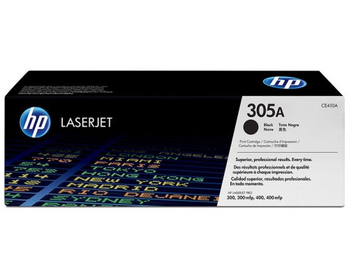 HP TONER 305A NEGRO CE410A 2.200 PAG. CLJ PRO/300/400