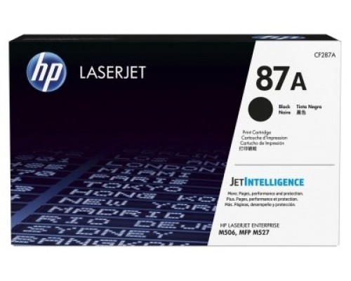 HP Toner LaserJet Enterprise M501/506dn/M527 Negro 87A 9.000 paginas