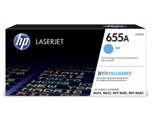 HP LaserJet Enterprise M652 Toner Cyan 655A