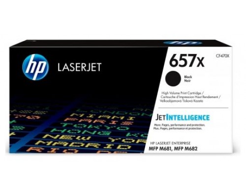 HP LaserJet Enterprise MFP M681 Toner Negro Alto 657X