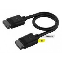 CABLE CONECTOR CORSAIR ICUE LINK 2X200MM NEGRO-335 CABLE CONECTOR CORSAIR ICUE LINK 2X200MM NEGRO