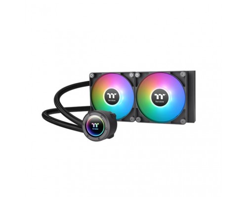 REFRIGERACION LIQUIDA CPU THERMALTAKE TH240 V2 2X120MM ARGB NEGRO