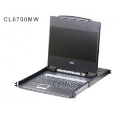 ATEN Consola LCD single rail (HDMI / DVI / VGA, USB) (Espera 4 dias)