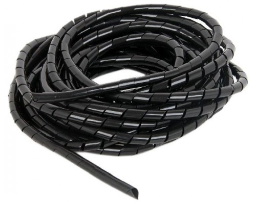 CABLE GEMBIRD 12MM SPIRAL WRAP 10M NEGRO