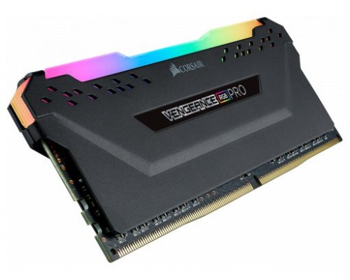 DDR4 8 GB 3600 VENGEANCE RGB PRO BLACK CORSAIR (Espera 4 dias)