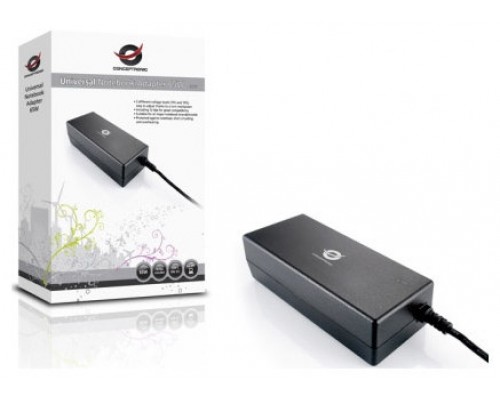 CONCEPTRONIC CARGADOR UNIVERSAL DE PORTATIL 65W AUTOMATICO 18.5V A 20V 10TIPS