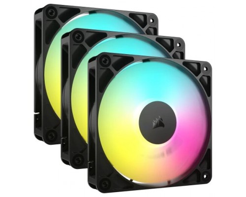 Corsair RS120 ARGB Carcasa del ordenador Ventilador 12 cm Negro 3 pieza(s) (Espera 4 dias)