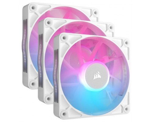 VENTILADOR CAJA CORSAIR RX RGB SERIES iCUE LINK RX120 RGB BLANCO TRIPLE PACK CO-9051022-WW (Espera 4 dias)