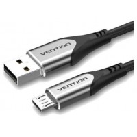 CABLE USB 2.0 A MICRO USB M-M 0.25 M GRIS VENTION (Espera 4 dias)
