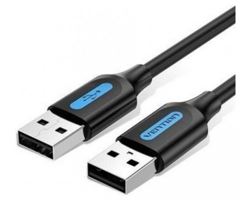 CABLE USB-A A USB-A M-M 0.5 M NEGRO VENTION (Espera 4 dias)