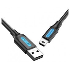 CABLE USB 2.0 MINI USB/M A USB/M 2 M NEGRO VENTION (Espera 4 dias)