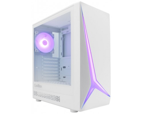 Coolbox Caja Gaming ATX GA450 STARLIGHT White